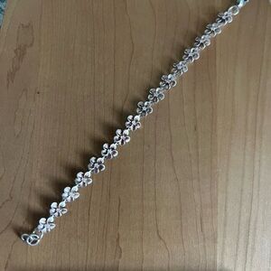 Floral Silver Bracelet